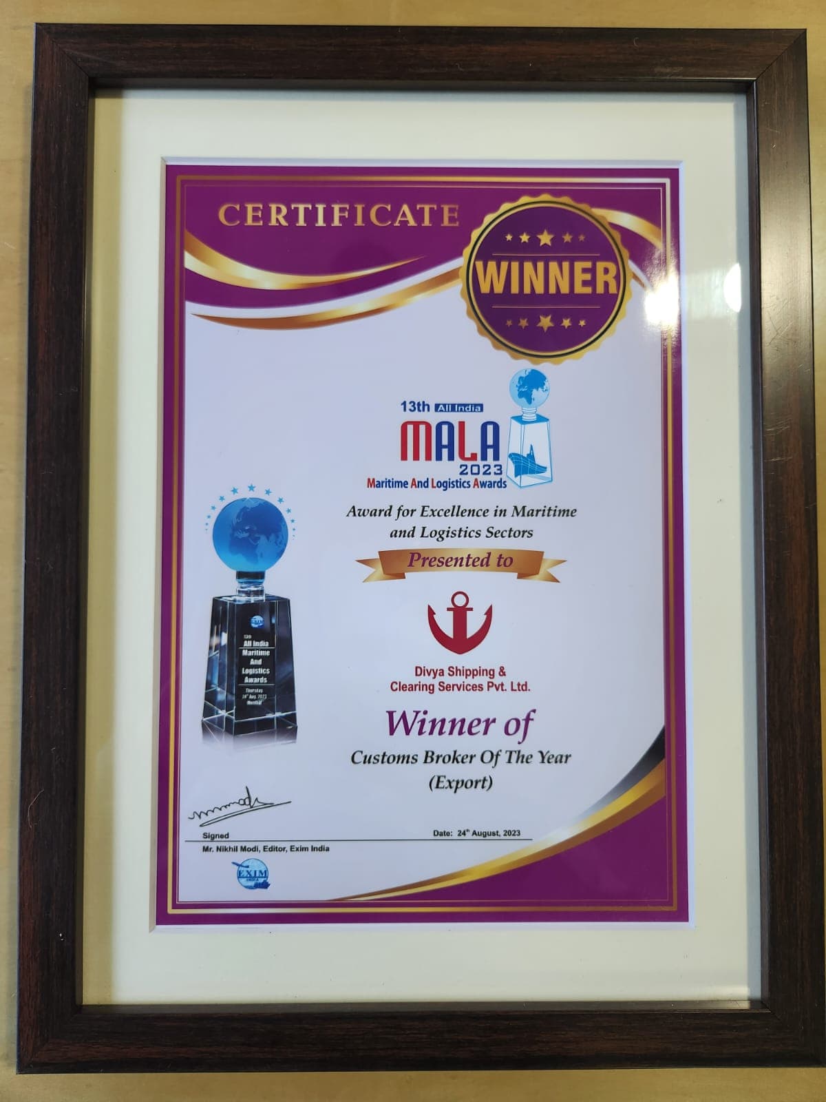 Certificate image 6