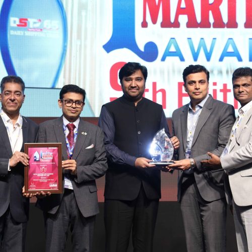 Freight Forwarder of the year Containers at India Maritime Awards 2025